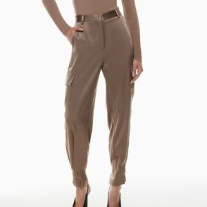 Babaton Satin Cargo Pants